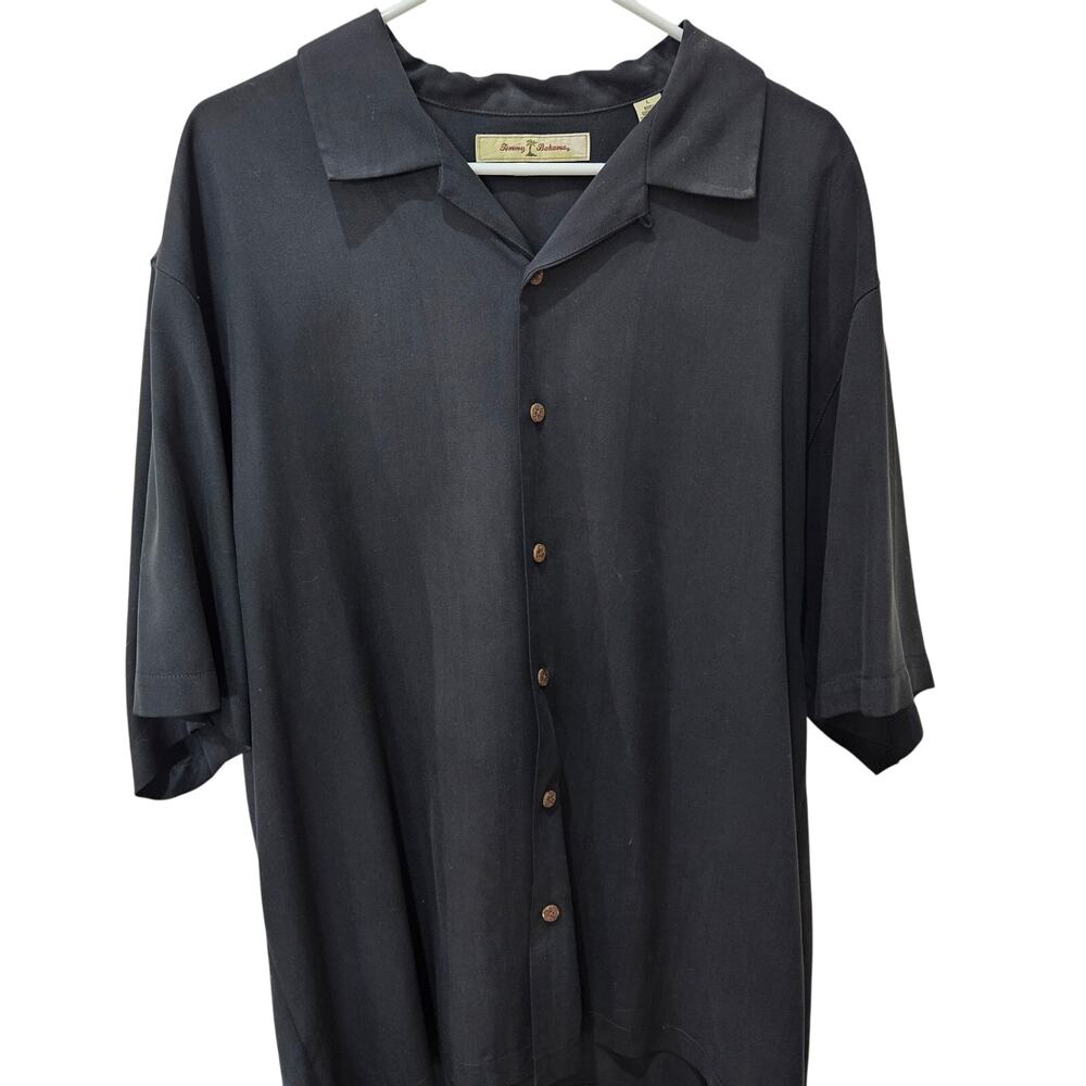 Men's 100% Silk Embroidered Tommy Bahama "Bar None" Size Large